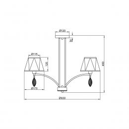 Потолочная люстра Vele Luce Sinfonia VL4184L06  - 5 купить